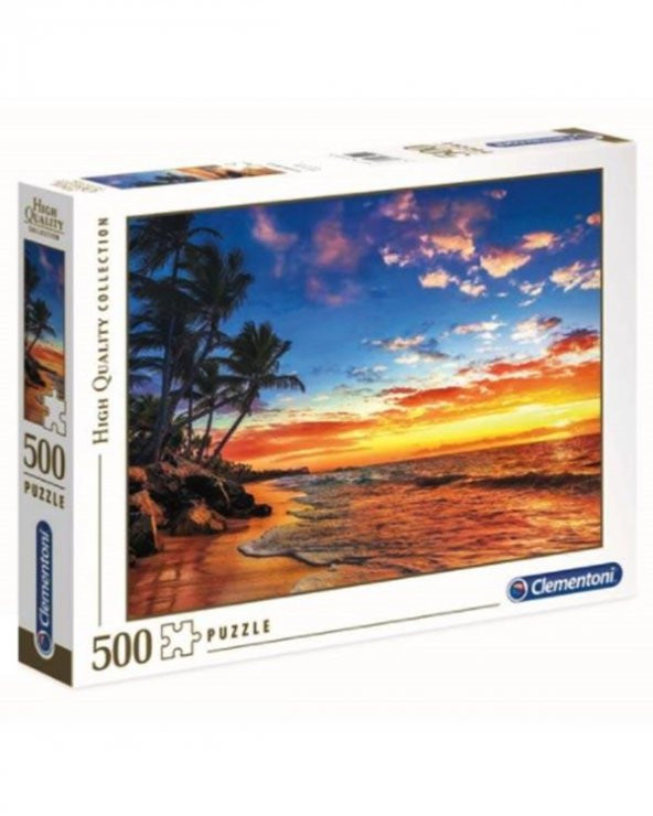 Clementoni Cennet Plajı 500 Parça Puzzle