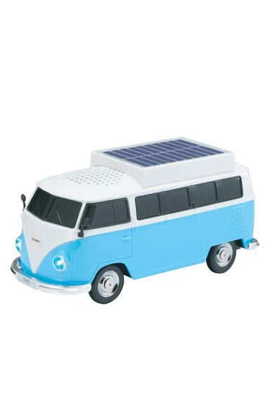 Torima D70 Mavi Vosvos Tasarımlı Solar Şarjlı Bluetooth Hoparlör 5W Güçlü Ses - Resim 4