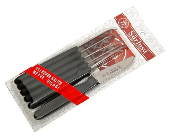 61007 - Sürmene Meyve Bıçağı 7,5 Cm 6 Lı ürün görseli