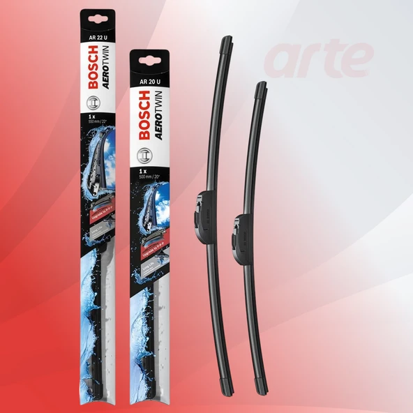 Renault Kango Ön Silecek Takımı 2008-2021 Uyumlu | Aerotwin Retrofit Serisi | 2'li Set | - Resim 2