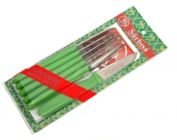 61007 - Sürmene Meyve Bıçağı 7,5 Cm 6 Lı - Resim 2
