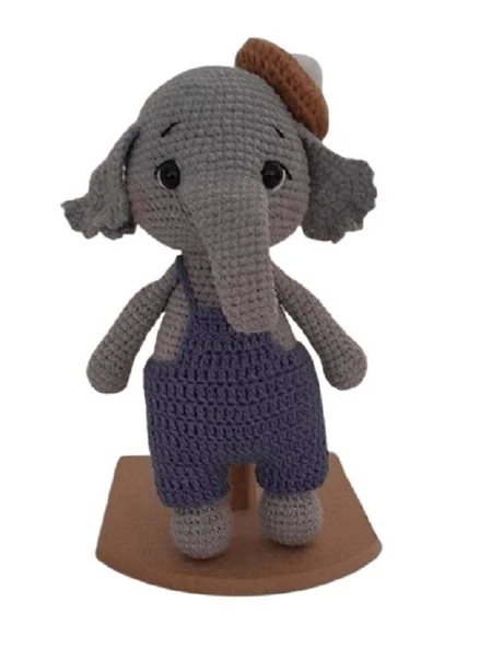 Fil Momo Amigurumi Organik Oyuncak - 1