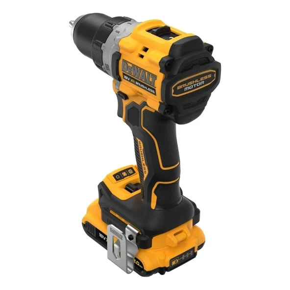 DeWalt DCD800D2T-QW 18V XR Kömürsüz Kompakt Matkap (2x2.0Ah Akü + Çanta) - 3
