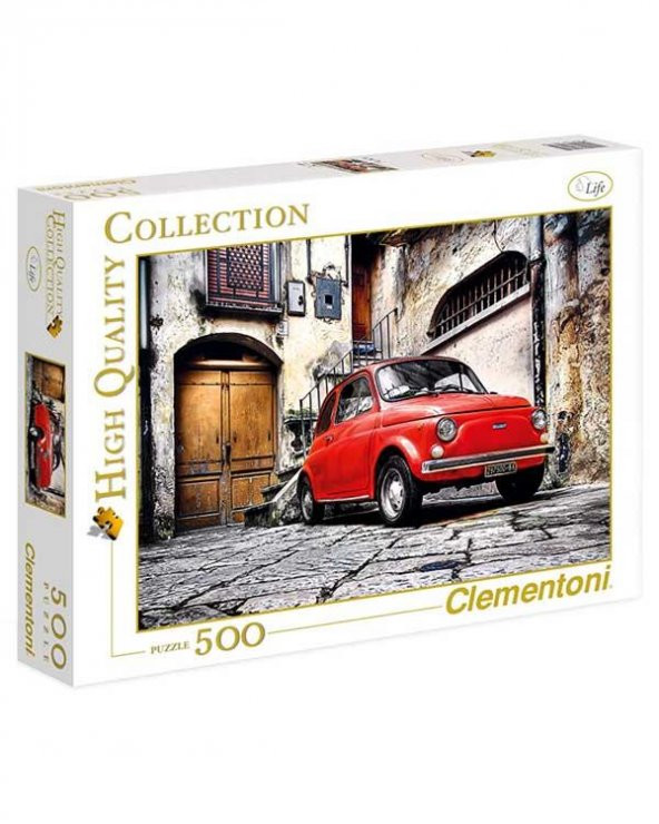 Clementoni Kırmızı Araba 500 Parça Puzzle 30575