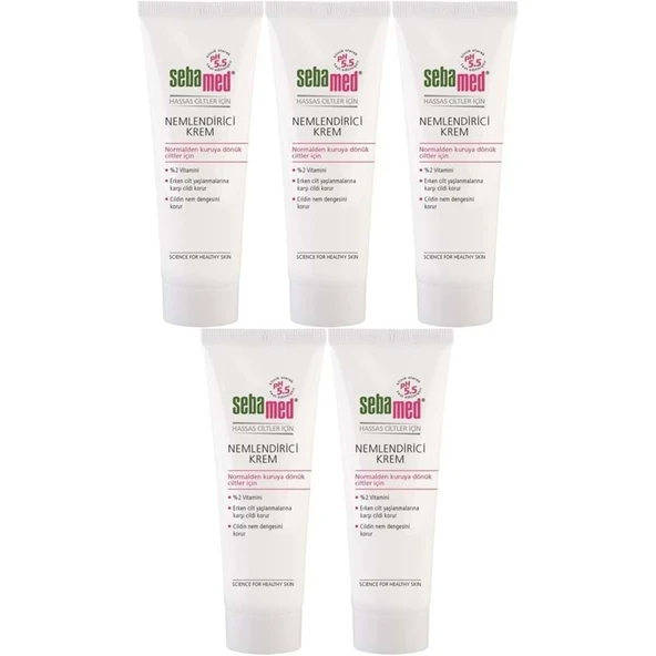 Sebamed Nemlendirici Krem Tüp 50ML (Günlük Kullanım) (5 Li Set) - 1
