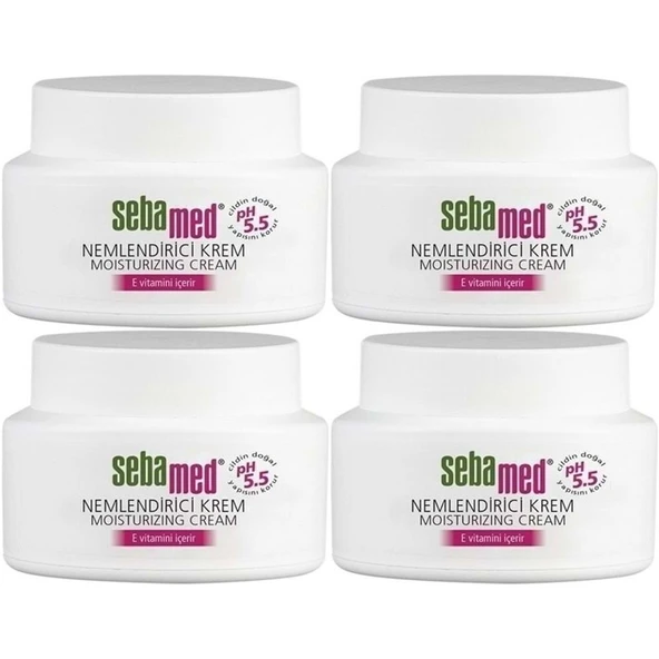 Sebamed Nemlendirici Cilt Bakım Kremi 75ML Günlük Bakım (Yüz - Boyun - Vücut) (4 Lü Set) ürün görseli 1