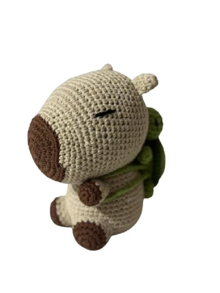 Sevimli Capibara Amigurumi Organik Oyuncak - 1