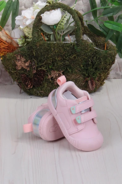 Vicco 950.E25K.261 Forum Rahat Esnek Pudra İlk Adım Kız Çocuk Ayakkabı - Resim 4