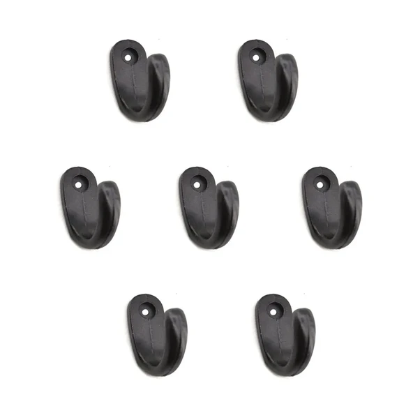 Büyük Tekli Fincan Askı, Dekor Askısı - Siyah, 100 Adet, 12x23x30 Mm - 2