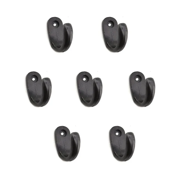 Büyük Tekli Fincan Askı, Dekor Askısı - Siyah, 12x23x30 Mm - Resim 2