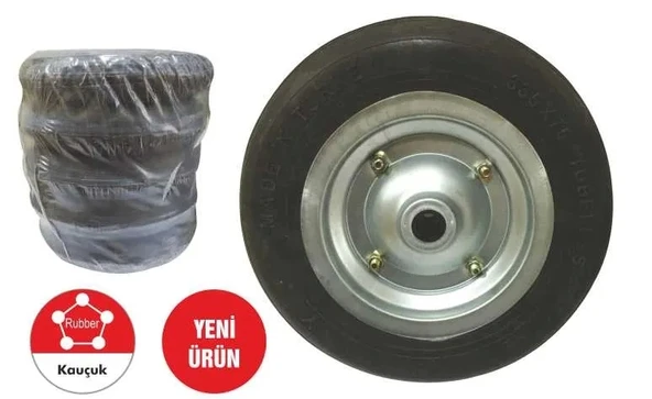 Tkr 002 El Arabası Tekeri Dolgu Teker Bilyalı - 1