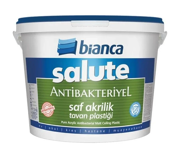 Bianca Salute Parfümlü Antibakteriyel Saf Akrilik Tavan Boyası 10 Kg Beyaz - 1
