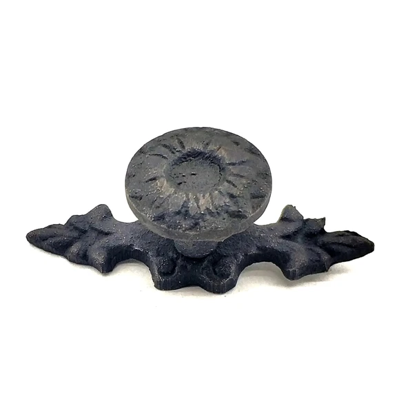 Antika Tarz Dekoratif Pirinç Çiçek Düğme - 20x53 Mm, Oksit ürün görseli