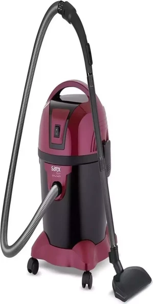 Sarex SR-5100 Galaxy Islak/kuru Elektrikli Süpürge - Bordo - 1