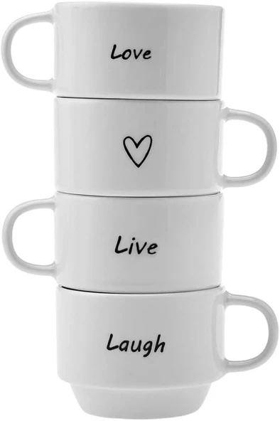 Karaca Lovely Laugh 4 Kişilik Espresso Kahve Seti - 2