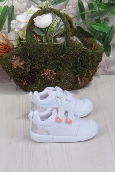 Vicco 950.B25K.261 Forum Beyaz Rahat Esnek Kız Çocuk Ayakkabı - Resim 2