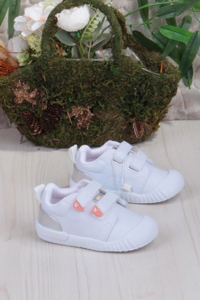 Vicco 950.E25K.261 Forum Rahat Esnek Beyaz İlk Adım Kız Çocuk Ayakkabı ürün görseli