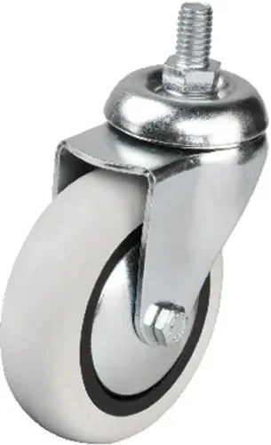 352 - 75x25 Mm Pvc Makaralı Vidalı Teker 4 Adet - 1