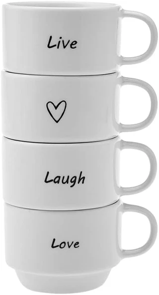 Karaca Lovely Laugh 4 Kişilik Espresso Kahve Seti - 3