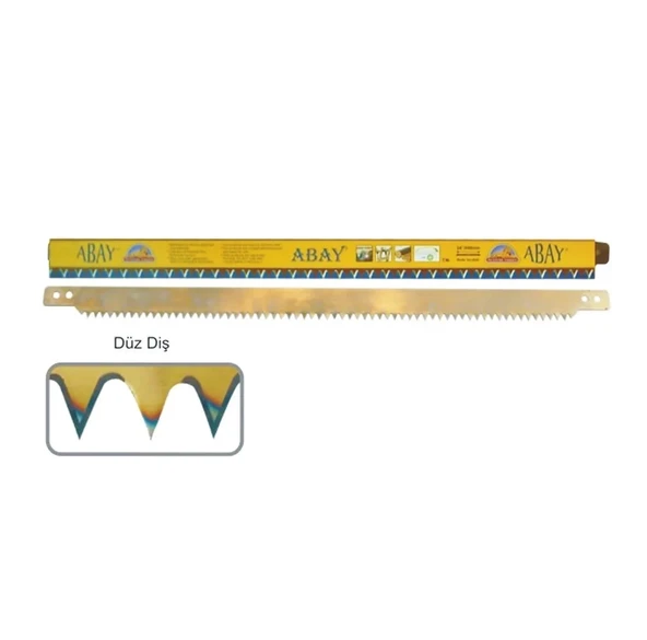 Geniş Kolastar Testere Ağzı - Düz Diş 76 Cm - 1