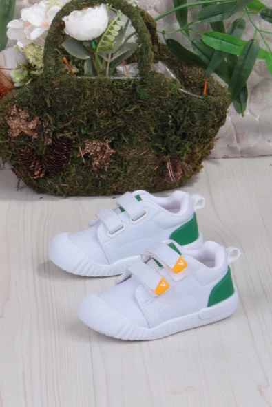 Vicco 950.B25K.261 Forum Beyaz Yeşil Rahat Esnek Çocuk Ayakkabı - 3