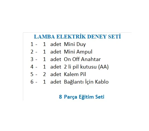 LAMBA ELEKTRİK DENEY SETİ - 2