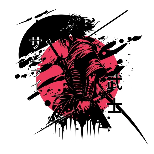 Kısa Kollu T-Shirt (Samurai) - 2