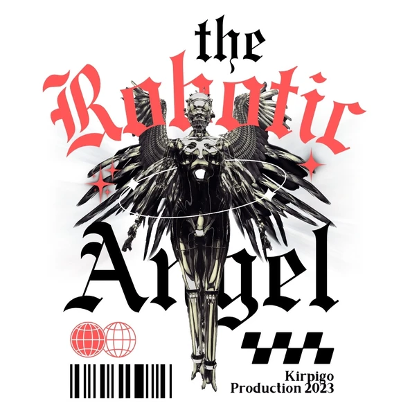Kısa Kollu T-Shirt (The Robotic Angel) - 2