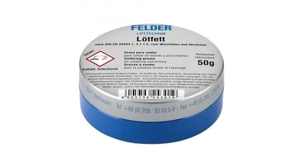Felder Lötfett Lehim Pastası 50 Gr - 2