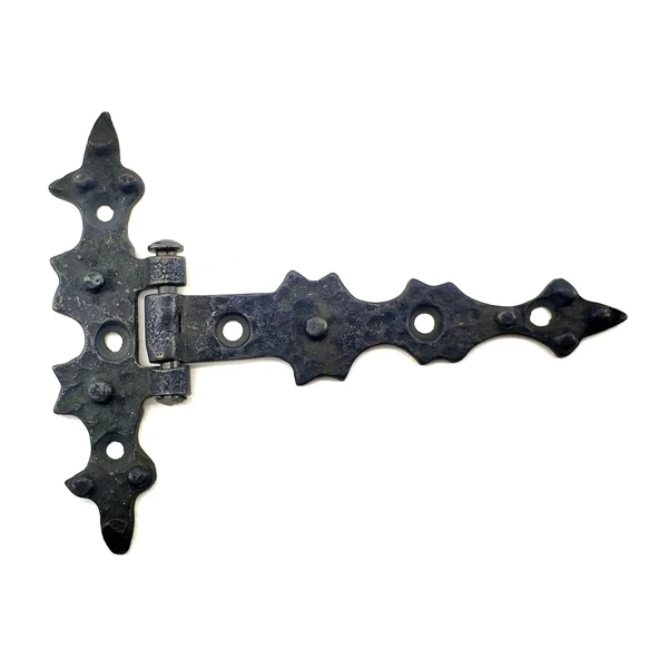 Antika Tarz Dekoratif Pirinç Yıldız Kuyruklu Menteşe - 85x110 Mm, Oksit ürün görseli