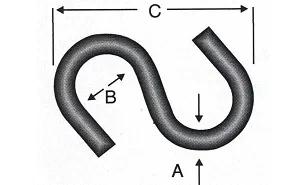Es - S Kanca Küçük 4,2x40 - 100 Adet - Resim 2