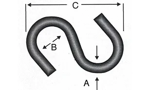 Es - S Kanca Minik 3,25x30 - 200 Adet - Resim 2