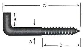 Şofben Çivisi No 1 / 5.8x50 - 10 Adet - Resim 2