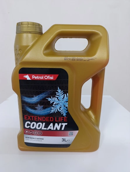 Petrol Ofisi Kırmızı Organik Antifriz 3 lt x 4 adet 2025 ürt. - 3