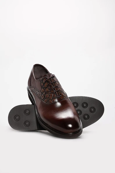 Hakiki Deri  Erkek Klasik Ayakkabı 265MA0623 - Resim 9