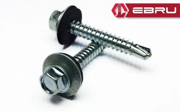 Matkap Uçlu Çatı Trapez Vidası 5,5x60 - 200 Adet - Resim 2