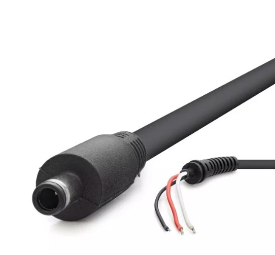 Hadron Hdx5547 Notebook Adaptör Tamir Kablosu 4.5 3.0 Dell 30W-90W 1.2M Siyah ürün görseli