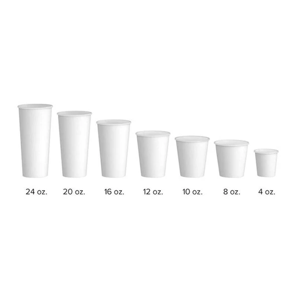 Pappbeger Kulplu Saplı 175 Ml. 6 Oz Kraft Karton Bardak - Gri - 30 Adetlik 10 Paket - 6