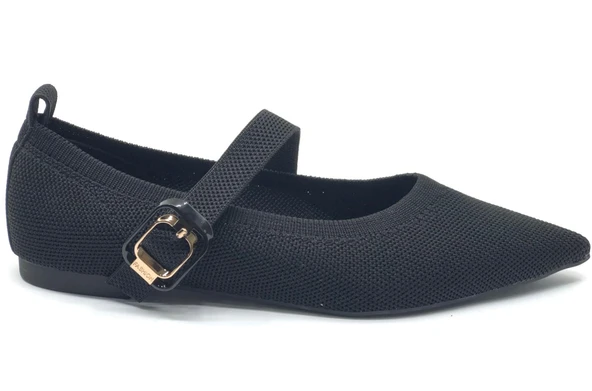 Feles Kemer Detaylı Sivri Burun Kadın Babet Ayakkabı ürün görseli