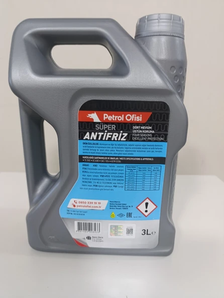 PETROL OFİSİ SÜPER ANTİFRİZ 3 LT X 4 ADET (8.AY 2025 ÜRETİM) - 3