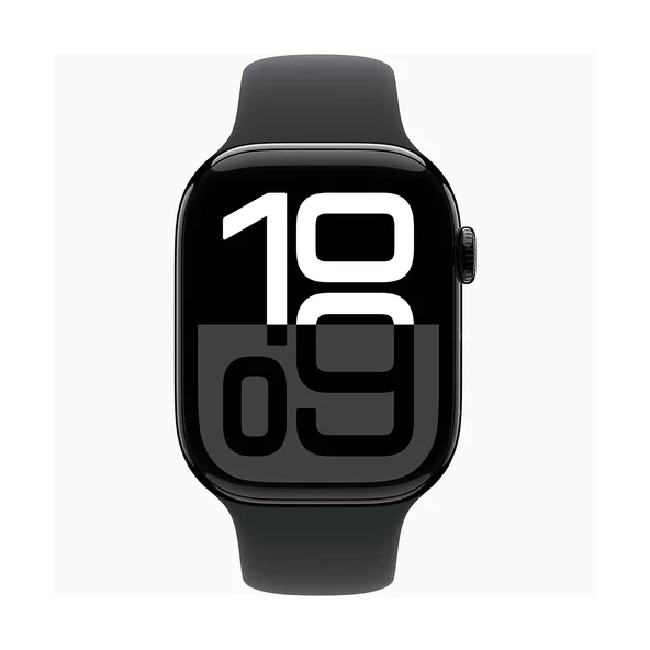 Apple Watch Series 10 GPS + Cellular 42mm Simsiyah Alüminyum Kasa ve Siyah Kordon M/L - 2