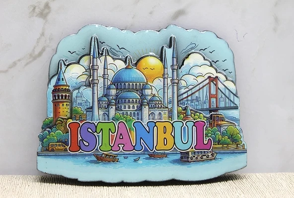 Ahşap İstanbul Temalı Magnet Alk4360 ürün görseli