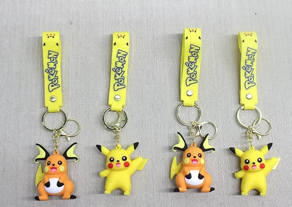 Pikachu Silikon Anahtarlık Alk4252 - 1