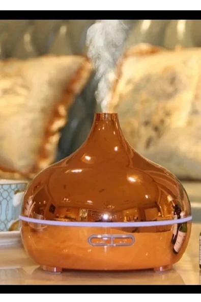 Hava Nemlendirici Parlak Gold Aromatik Oda Kokusu 550 Ml Kahve Aroma Difüzörü Buhar Nemlendırıcı - Resim 2