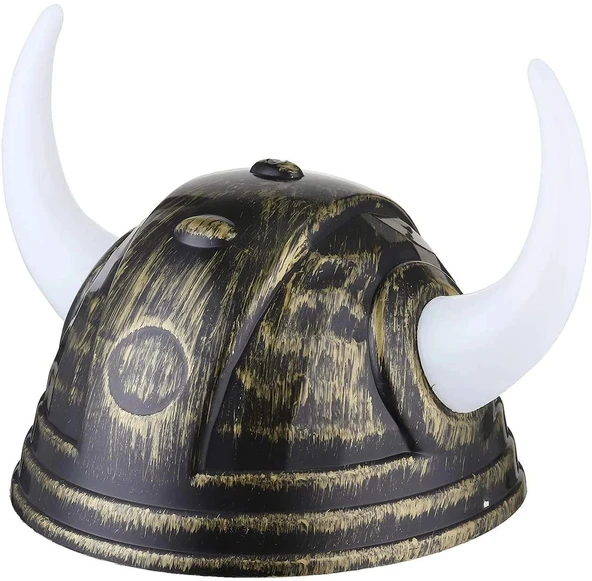 Viking Başlığı Asteriks Başlığı Altın Renk - Resim 2