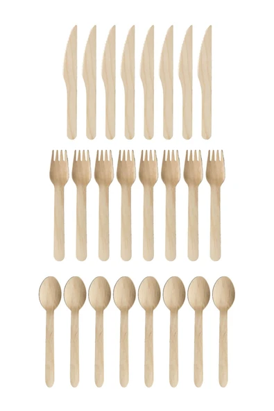 Ekolojik 48 Kişilik Parti Piknik Sofra Sunum Seti - 28x20 Cm. Oval Tabak Bardak Çatal Kaşık Takımı - Resim 4