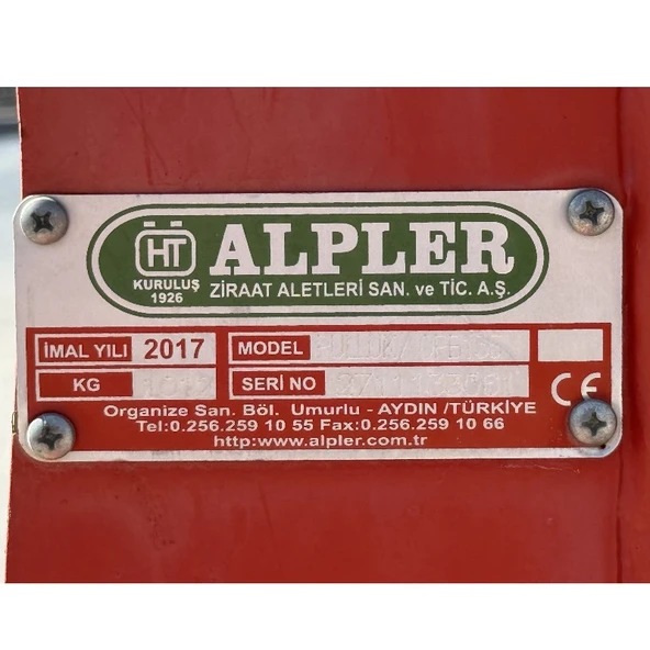 ALPLER 5'Lİ OTOMATİK PULLUK 12-13-14 NO AYARLI 120x120 ŞASE-2017 - Resim 3