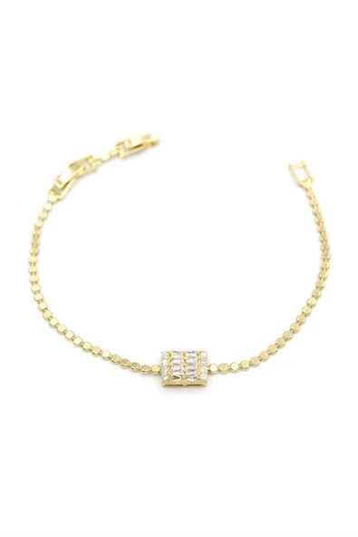 Taşlı Bileklik - Altın ürün görseli 1