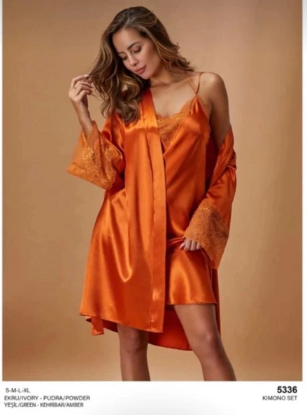 Nurteks 5336 Bayan Sabahlık Ve Gecelik Takım ürün görseli