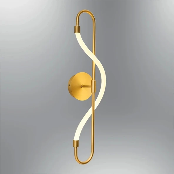 Gold Renkli Yumuşak Boru Ledli Aplik ve İç Mekan Aplik ürün görseli 1